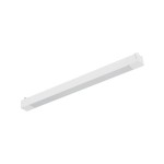 Panel LED Tracer 1x30W do szyny 1-fazowej, biały, o prostokątnym kształcie. Widoczny z boku, z gładką, matową powierzchnią. Zawiera złącze do montażu na szynie. Idealny do oświetlenia wnętrz.