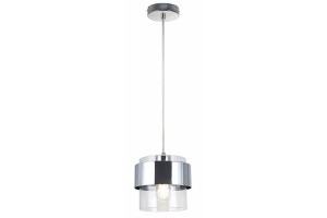 Quan lampa wisząca 1xE27 chrom 343901-06