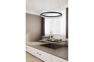Proxima lampa wisząca LED 32W CCT czarna 343701-30