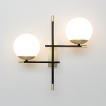 Nostalgia kinkiet 2-punktowy złoty MOD050WL-02G