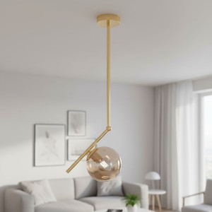 Liberty lampa wisząca 1-punktowa złota 61123