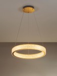 Yotau lampa wisząca 1xLED 70W złota LE44729