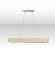 Canlira lampa wisząca 1xLED 82W nikiel LE45157