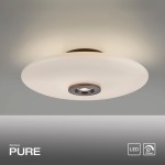 Pure Vitrum lampa sufitowa 1xLED 17W metaliczny brąz  6083-34