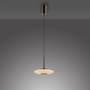 Pure Vitrum lampa wisząca 1xLED 13W metaliczny brąz 2053-34