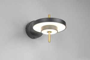 Keaton kinkiet 1xLED 10W CCT czarna złota 240270180