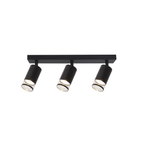 Virella lampa sufitowa (spot) 3xGU10 czarna LP-4930/3WS BK