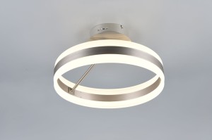 Dios lampa sufitowa 1xLED 21W CCT nikiel 631410107