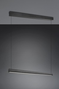 Wallace lampa wisząca 1xLED 29W CCT czarna 347910132