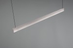 Lampa wisząca Wallace 1xLED 29W CCT w kolorze czarnym z niklowym wykończeniem. Prosta, prostokątna forma z zawieszeniem na cienkich linkach, montowana pod sufitem. Idealna do nowoczesnych aranżacji wnętrz.
