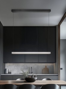 Wallace lampa wisząca 1xLED 29W CCT czarna nikiel 347910107