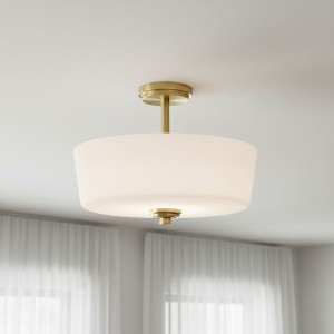 Aspen lampa sufitowa 3xE27 mosiądz/biały C03279BR