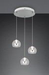 Flynt lampa wisząca 3xLED 24W CCT chrom 331630306