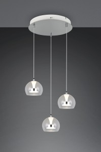 Flynt lampa wisząca 3xLED 24W CCT chrom 331630306