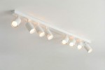 Spoti lampa sufitowa (spot) 8-punktowa biała