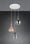Aldea lampa wisząca 3xE14 biała multikolor 349430317