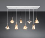 Aldea lampa wisząca 8xE14 biała multikolor 349400817