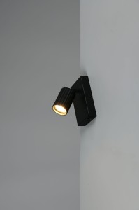 Soka kinkiet spot 1xGU10 czarny 867770132