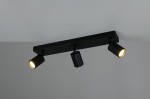 Soka lampa sufitowa spot 3xGU10 czarna 867700332