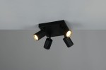 Soka lampa sufitowa spot 4xGU10 czarna 867730432