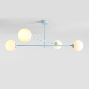 Pinne lampa sufitowa 4xE14 niebieska 1080PL_L29