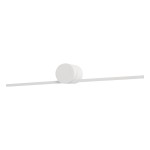 Kinkiet Artist L40,5 LED w kolorze białym, o wymiarach L40,5 cm, z okrągłą podstawą i prostokątnym ramieniem. Źródło światła LED 6W, temperatura barwowa 4000K, stopień ochrony IP44, montowany na ścianie.
