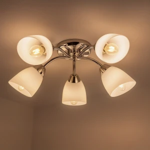 Portos lampa sufitowa 5xE14 chrom ML2267