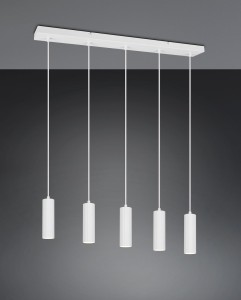 Soka lampa wisząca 5xGU10 biała 367700531