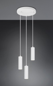 Soka lampa wisząca 3xGU10 biała 367730331