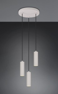 Soka lampa wisząca 3xGU10 szara 367730376