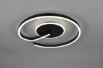 Calle lampa sufitowa 2xLED 21W CCT czarna R63631132