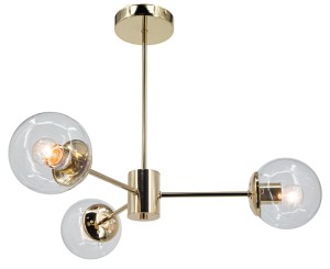 Gaja lampa wisząca 3xE27 złota 8045/3 TR