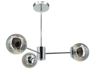 Gaja lampa wisząca 3xE27 chrom 8045/3 8C