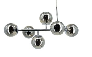 Paco lampa wisząca 6xE14 chrom 3401/6A 8C