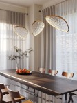 Empire lampa wisząca 1xLED 17W złota P0637D