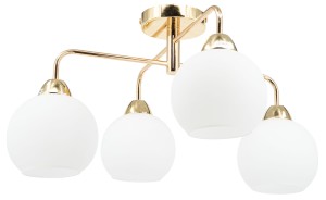 Aspen lampa sufitowa 4xE27 złota 2213/4 TR