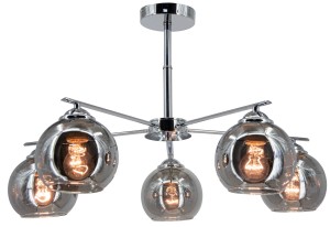 Neapol żyrandol 5xE27 chrom 1859/5 8C