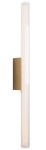 Kinkiet Fayette 1xLED 18W IP44 w kolorze złotym, z prostą, cylindryczną obudową z przezroczystego materiału. Umożliwia montaż na ścianie, idealny do nowoczesnych wnętrz. Wysoka szczelność IP44 zapewnia ochronę przed wilgocią.