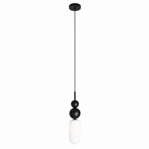 Nova lampa wisząca 1xG9 czarna P0641