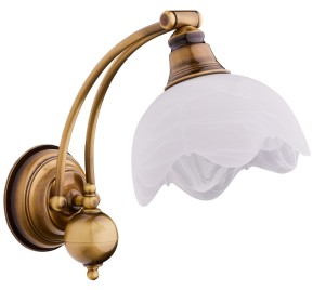 Jupiter kinkiet 1xE27 mosiądz patynowany