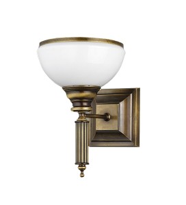 Zeus kinkiet 1xE27 mosiądz  patynowany 625