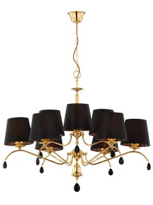 Egida żyrandol 9xE27 złoty 1797