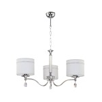 Julia II żyrandol 3xE27 satynowany chrom 1526