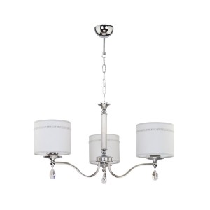 Julia II żyrandol 3xE27 satynowany chrom 1526