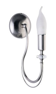 Melani kinkiet świecznikowy 1xE14 srebrny 1689