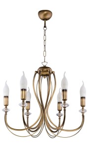 Melody żyrandol świecznikowy 6xE14 patyna 1612