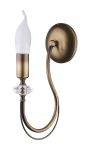 Melody kinkiet świecznikowy 1xE14 patyna 1613