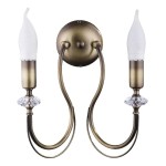 Melody kinkiet świecznikowy 2xE14 patyna 1614