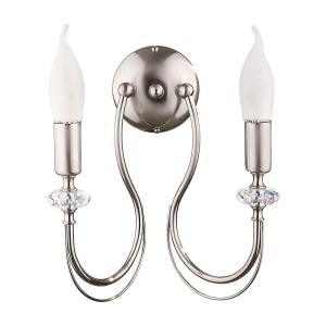 Melody kinkiet świecznikowy 2xE14 nikiel 1618