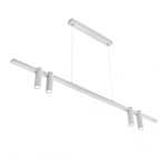 Kona lampa wisząca 4xLED 30W CCT biała